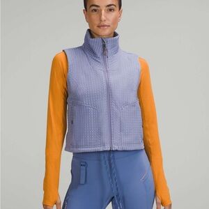 Lululemon Water-Repellent Fleece Hiking Vest in Peri Purple